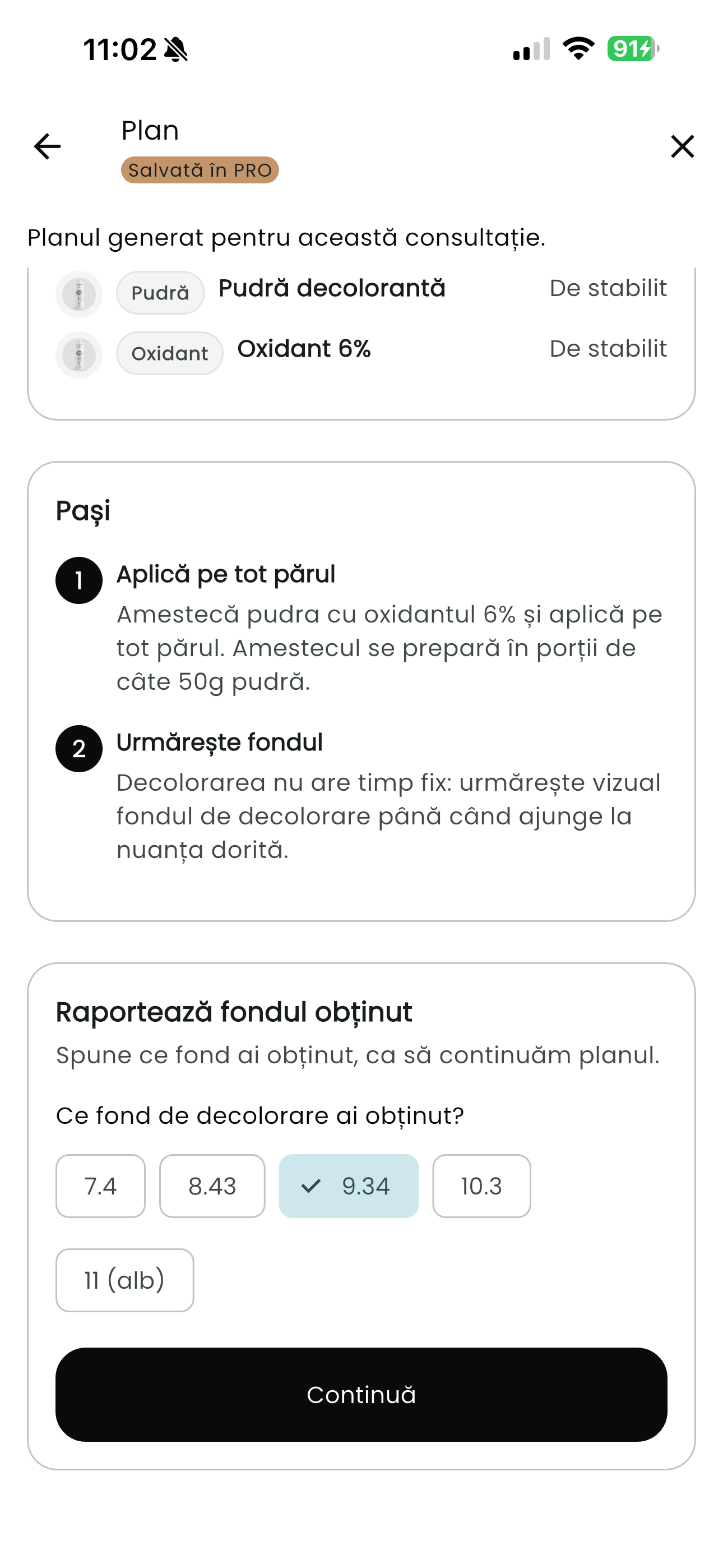 Intermediate observation