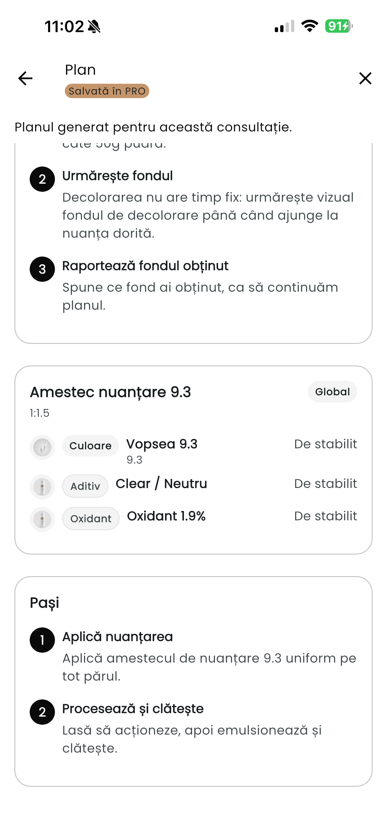 Plan continued